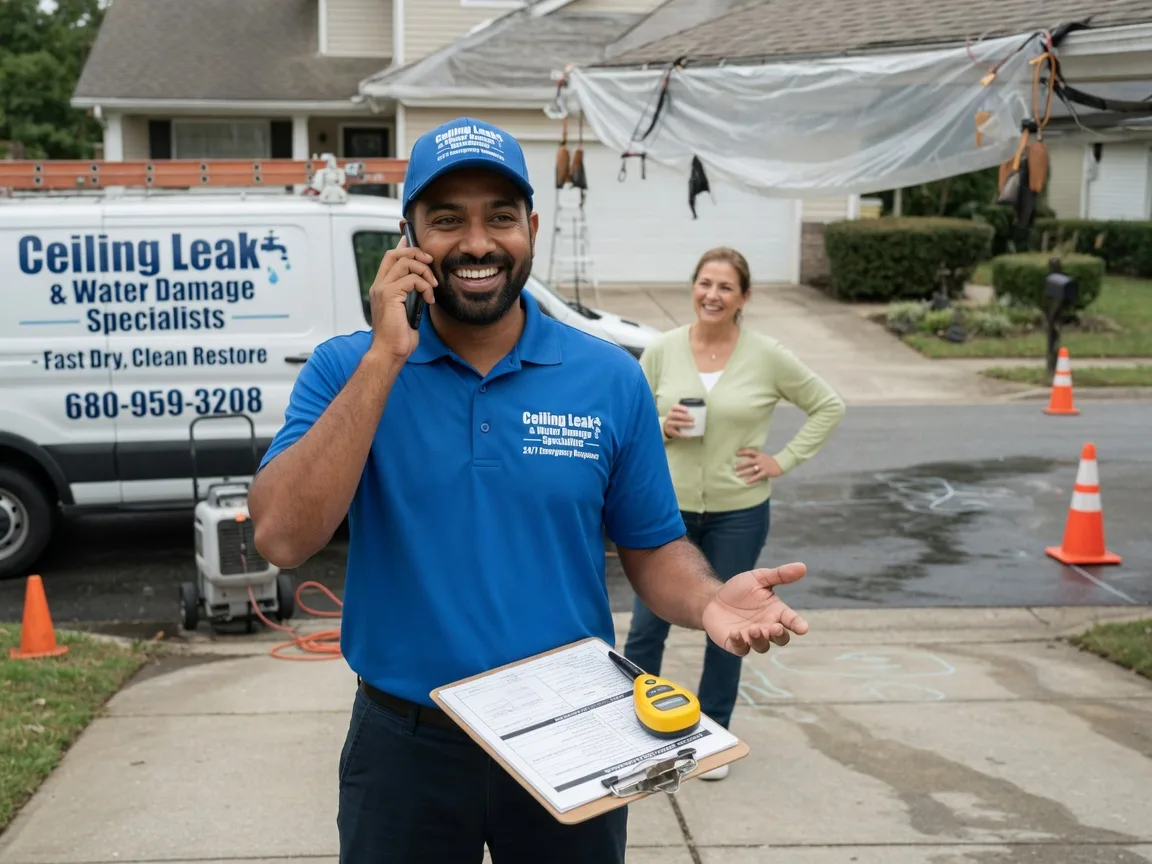 Ceiling Leak Cleanup Bladensburg, OH FAQs