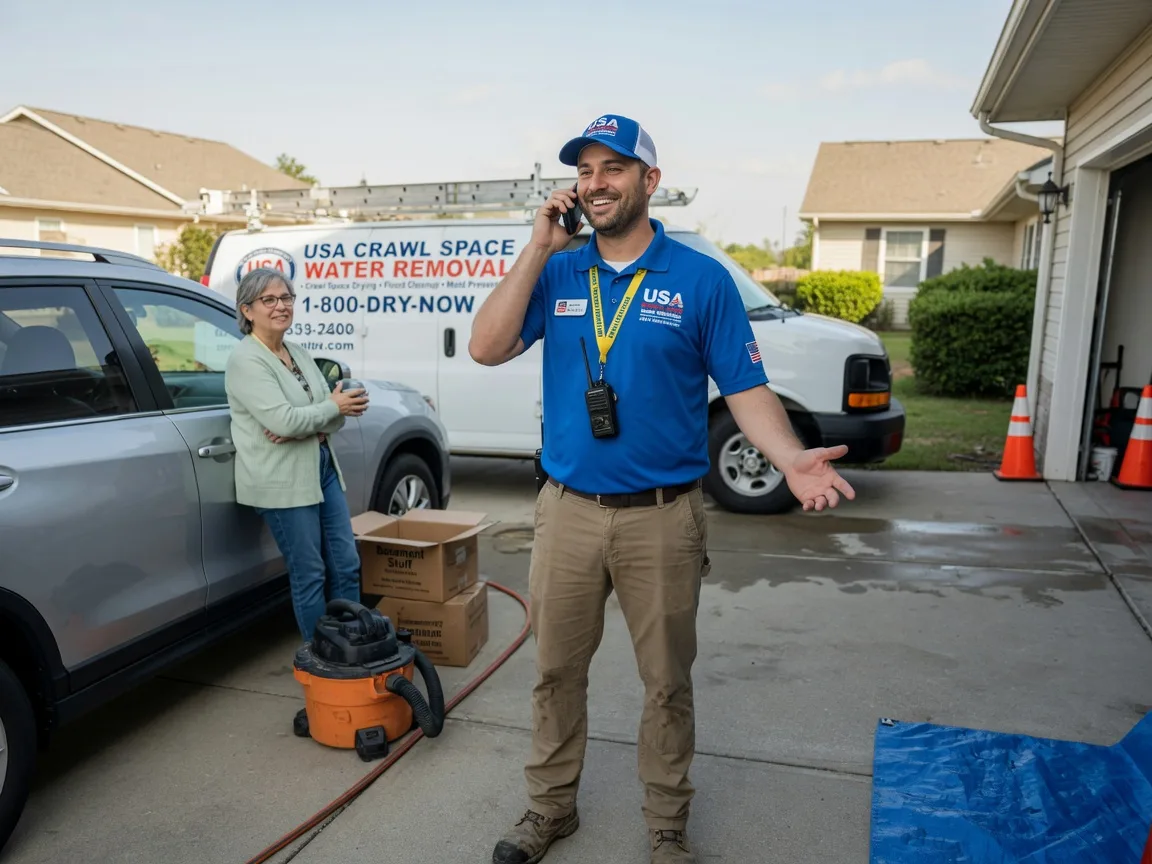 Crawl Space Water Removal Bladensburg, OH FAQs